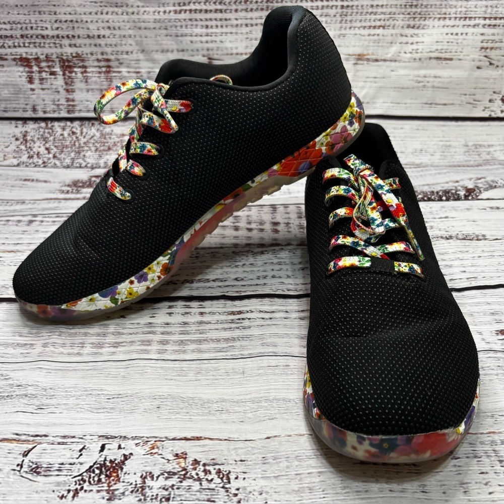 COPY - NoBull Floral Sole Trainers